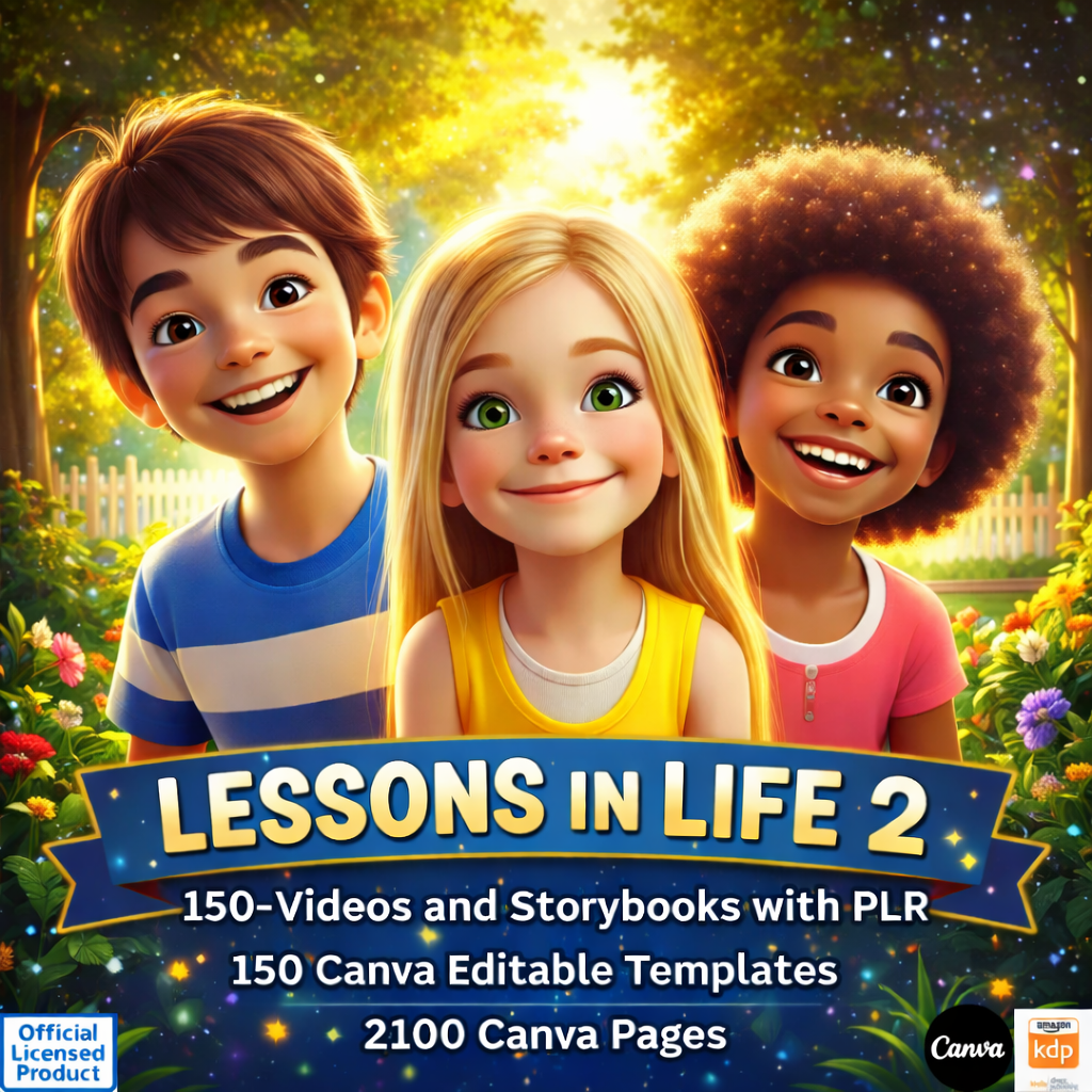 hgvg Ultimate Kids PLR Bundle 100 Children’s Stories & 150 Editable Videos to Sell Under Your Brand - Image 1