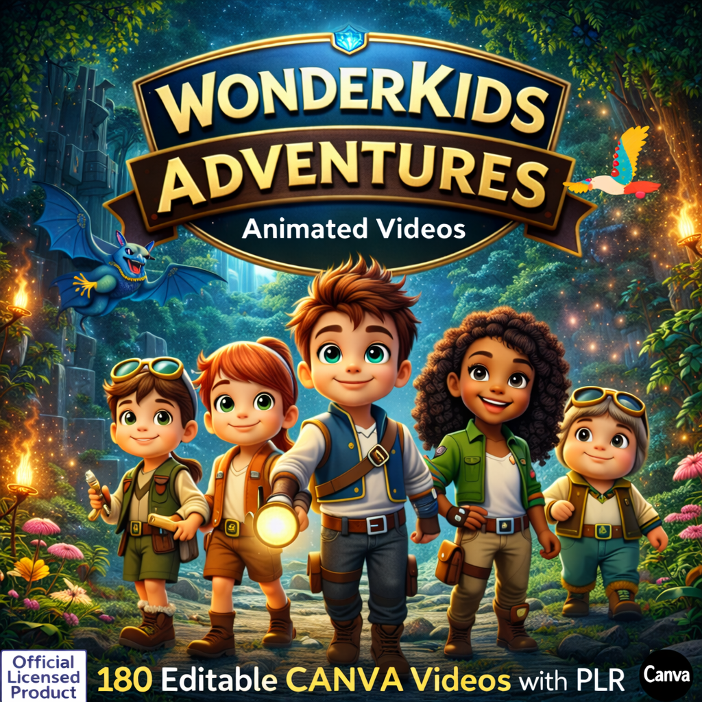 ١٨٠ 180 WonderKids Adventure Stories – Fun Animated Videos for Kids - Image 1